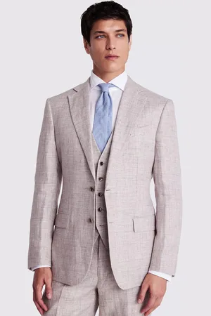 Moss Tailored Fit Linen Suit Jacket