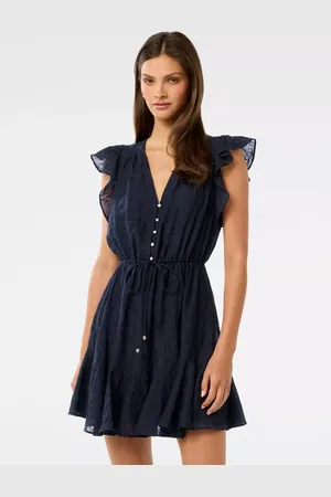 Forever New Maxine Flutter Sleeve Mini Dress