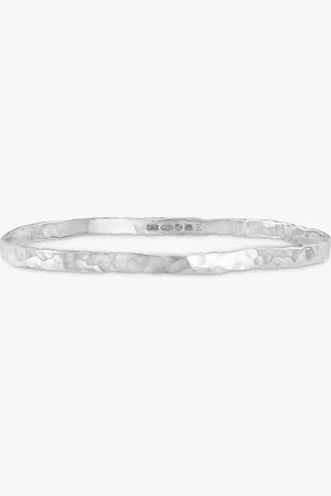 Dower & Hall Hammered Nomad Bangle