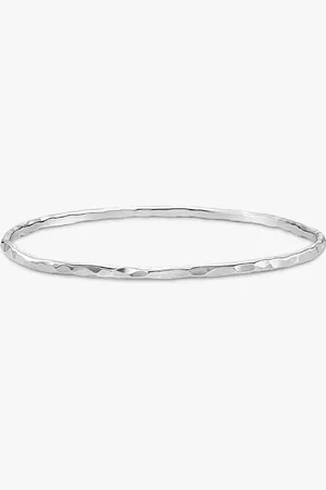 Dower & Hall 3mm Hammered Bangle