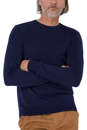 Oliver Sweeney Camber Merino Wool Crew Neck Jumper