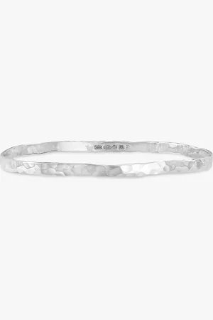Dower & Hall 4mm Hammered Bangle