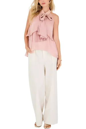 A-View Demi Halterneck Tiered Top