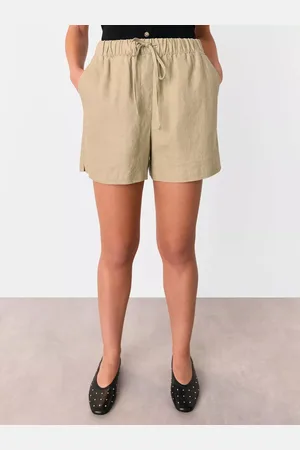Whistles Linen Elasticated Shorts