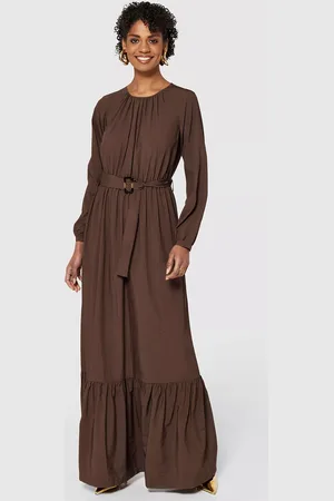 Closet Tiered Long Sleeve Maxi Dress