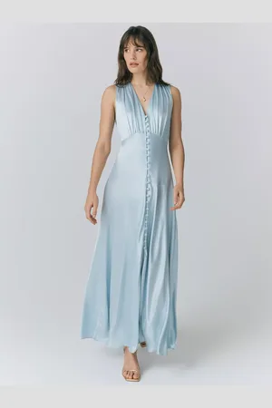 Ghost River Sleeveless Satin Dress