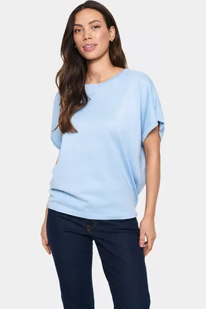 Saint Tropez Mila Short Sleeve Round Neck Top