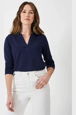 J.Crew Textured Collar Top