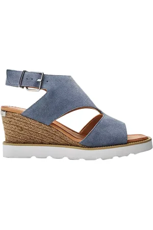Moda In Pelle Mapel Suede Wedge Heel Sandals