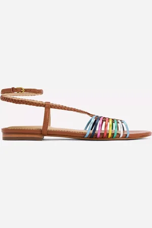 Boden Leather Strap Flat Sandals