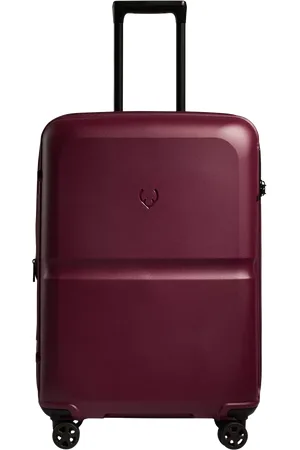 Antler Single Stripe 4-Wheel 68cm Medium Expandable Suitcase, Orange