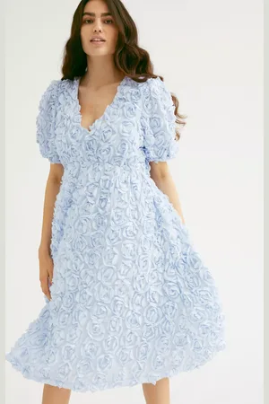 Y.A.S Rosiva Rose Textured Midi Dress