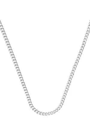 Nina B Unisex Sterling Curb Chain