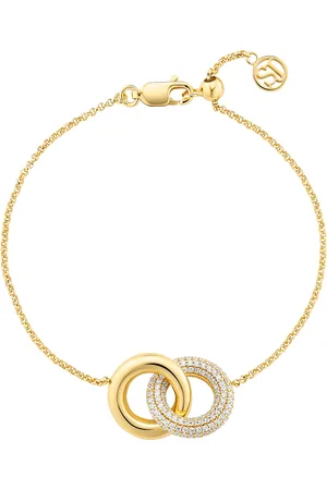 Sif Jakobs Carrara Duo Cubic Zirconia Rings Chain Bracelet