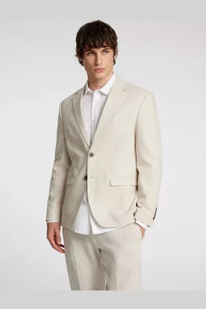 SELECTED Malik Regular Fit Cotton & Linen Blend Suit Jacket