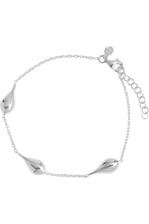 Simply Silver Polished Nugget Orb Bracelet