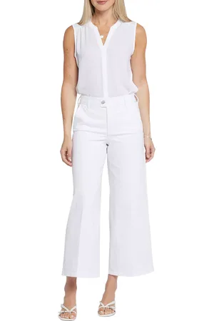 NYDJ Mona Wide Leg Ankle Jeans