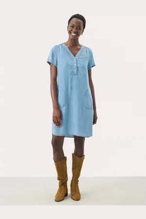 Part Two Kaminas V-Neck Knee Length Dress