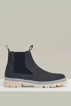 Reiss Garry Suede Contrast Sole Chelsea Boots