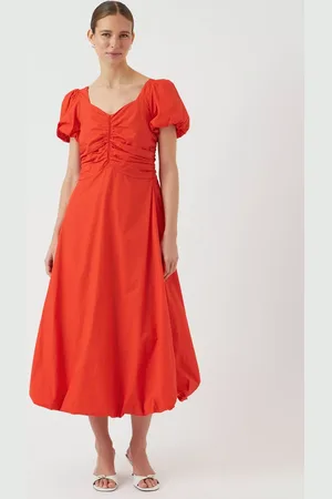 Y.A.S Rivanna Puff Sleeve Flared Dress