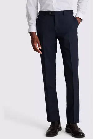 Moss X Barberis Tailored Fit Wool Suit Trousers
