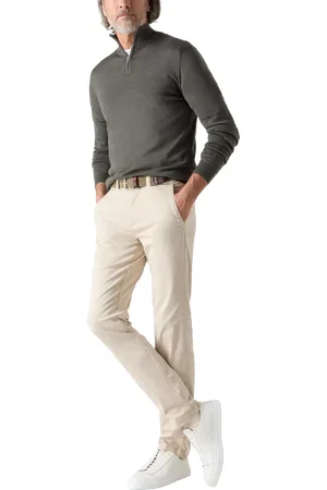 Oliver Sweeney Curragh Half Zip Merino Wool Jumper