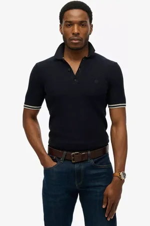 Superdry Knitted Texture Polo Shirt