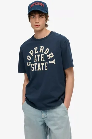 Superdry Cotton Loose Fit Short Sleeve Athletic Essential Graphic T-Shirt