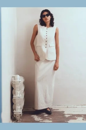SELECTED Iluna Linen Rich Maxi Skirt