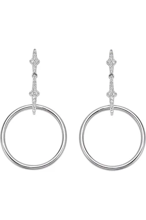ASTLEY CLARKE Luna Hoop White Sapphire Earrings