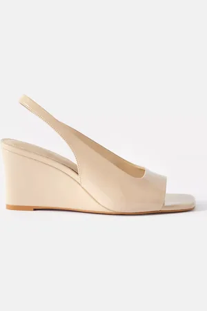 mint&berry Sasha Leather Wedge Heel Sandals