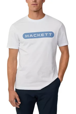 Hackett Cotton Regular Fit Short Sleeve Logo T-Shirt