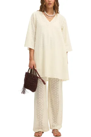 Summery Copenhagen Lisa Crochet Knit Trousers