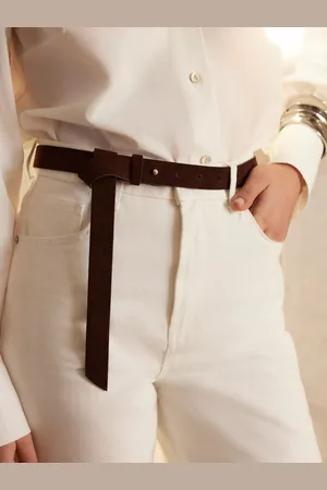 mint&berry Suede Tie Belt
