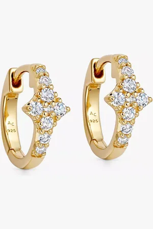 ASTLEY CLARKE White Sapphire Hoop Earrings