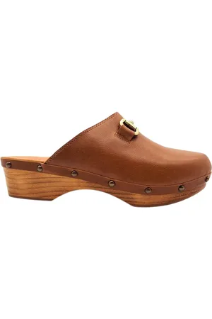 PENELOPE CHILVERS Horsebit Leather Clogs