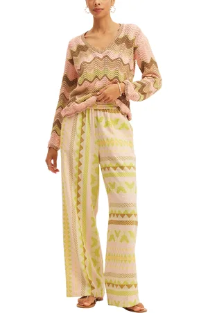 Summery Copenhagen Vica Geometric Trousers