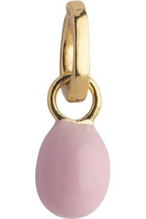 Enamel Eleanor Charm, Pink/Gold