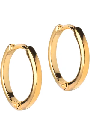Enamel Classic Hoop Earrings