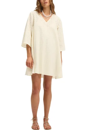 Summery Copenhagen Lisa Smock Mini Dress