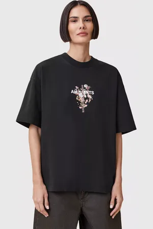 AllSaints Eternal Etta Floral Organic Cotton Graphic T-Shirt