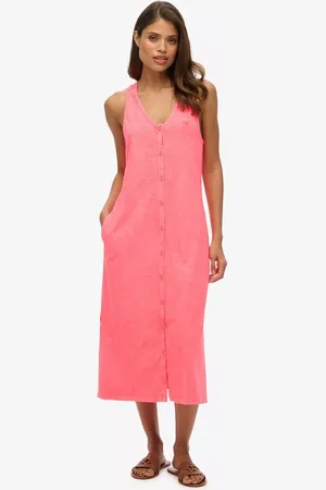 Superdry Beach Jersey Vest Midi Dress