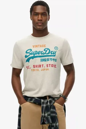 Superdry Cotton Blend Regular Fit Short Sleeve Graphic Cali T-Shirt