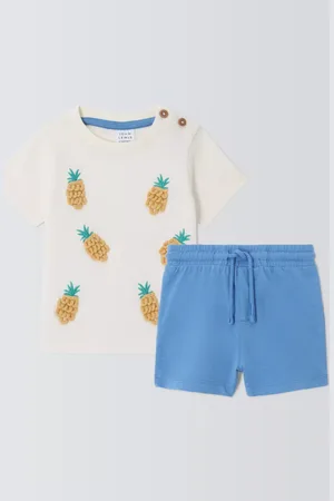 John Lewis Baby Pineapple T-Shirt and Shorts Set