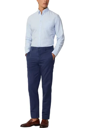 Hackett Linen Blend Chino Trousers