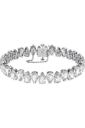 Swarovski Matrix Pear Cut Crystal Tennis Bracelet