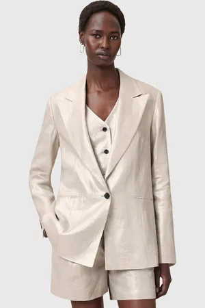 AllSaints Averie Linen Blazer