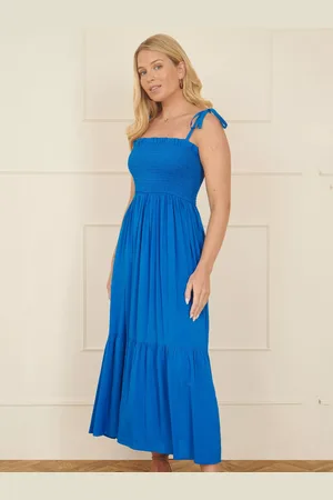 Yumi Sleeveless Midi Sun Dress