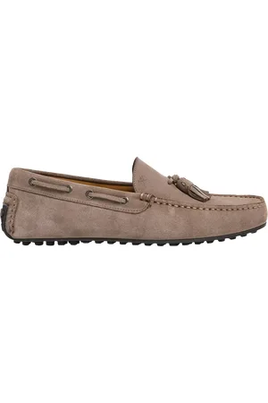 Hackett Driver Suede Tassel Loafers