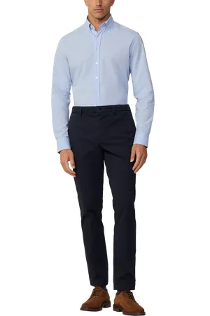 Hackett Linen Blend Tailored Fit Textured Shirt